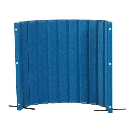 Miniatura 19 de Angeles Divisor silencioso de 30" x 6' con paneles de amortiguación de sonido, pared separadora de habitación independiente, azul