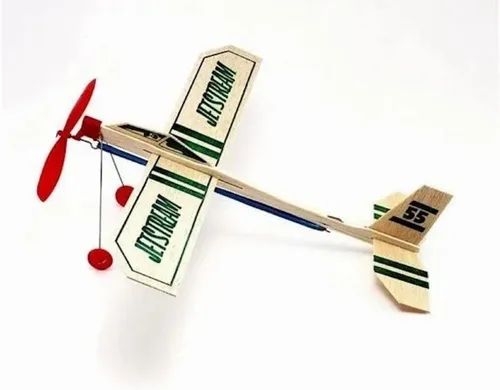 Miniatura 2 de Doce (12) aviones de juguete de madera de balsa #55 de Guillow #55