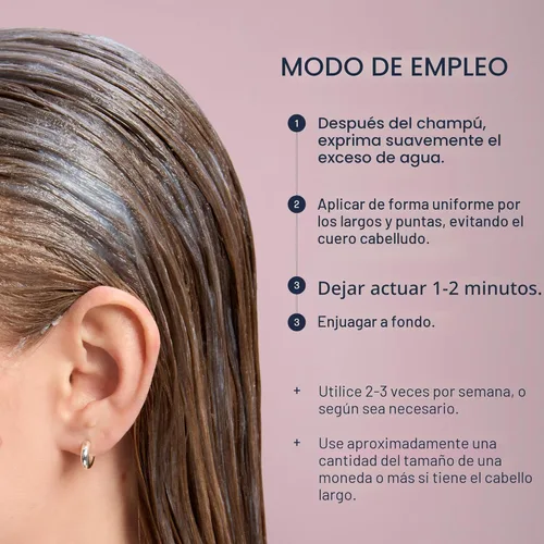 Miniatura 8 de UNOVE Mascarilla reparadora de daños profundos, tratamiento capilar proteico y mascarilla capilar para cabello dañado, acondicionador profundo
