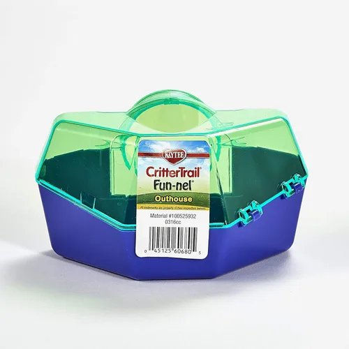 Miniatura 9 de Kaytee CritterTrail Fun-nel - Tubos cruzados de 4 vías para hábitat para animales pequeños