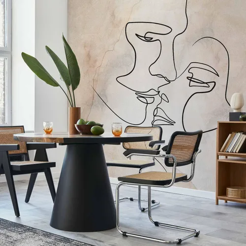 Miniatura 6 de artgeist Mural de pared premium abstracto, 98 x 69 pulgadas, papel tapiz no tejido, decoración de pared de vellón, impresión fotográfica, diseño