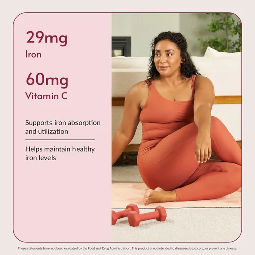 Miniatura 5 de Bariatric Advantage Hierro masticable de 29 mg - para pacientes de cirugía bariátrica - Hierro con vitamina C - Sin sabor a hierro - Suplemento