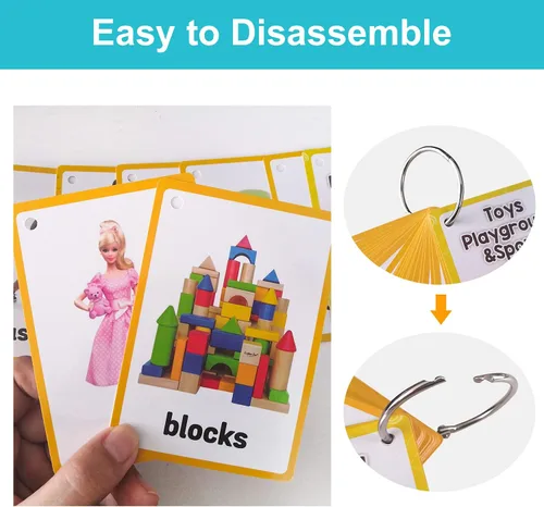 Miniatura 4 de Lilias Toys Tarjetas Didácticas de Deportes y Juegos, Juguetes de Aprendizaje para Niños Pequeños, Juguetes Preescolares, Suministros para Educación