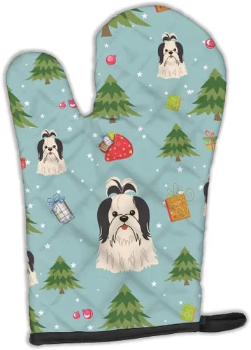 Miniatura 359 de Caroline's Treasures BB2732OVMT Dog House Collection Border Collie - Guante de horno grueso resistente al calor para sartenes calientes y horno