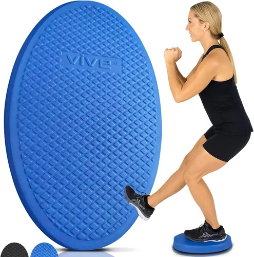 Vive Almohadilla de equilibrio ovalada, cojín tambaleante para equipos de terapia física y rehabilitación, espuma suave para entrenamiento, yoga,