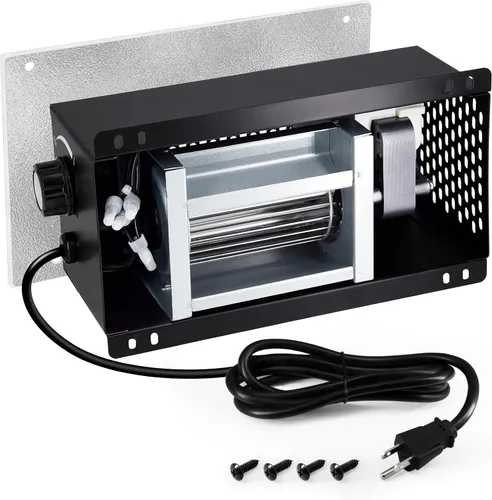 Miniatura 10 de Hiorucet Kit de ventilador de chimenea PBAR-2427 variable de velocidad para estufa sin ventilación de hogar agradable o estufas de leña, GHP Group