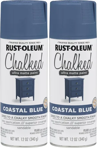 Miniatura 42 de Rust-Oleum - Pintura a la tiza en aerosol ultramate de 12 onzas (paquete de 1), color carbón, 302590