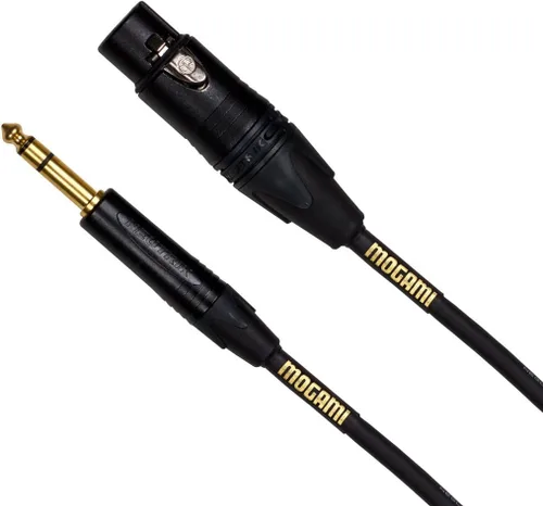 Miniatura 2 de Mogami Gold TRSXLRF-25 - Cable de conexión equilibrado de 1/4 pulgadas a XLR hembra, 25 pies