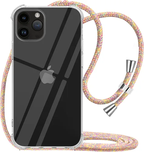 Miniatura 17 de Funda para iPhone 11 con cuello transparente para colgar y colgar en el hombro, cubierta de teléfono cruzada, para mujeres y niñas, funda protectora