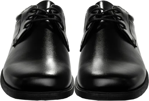 Miniatura 3 de Josmo Zapatos de vestir para niños Zapatos formales clásicos Oxford con cordones Negro marrón blanco (niño pequeño-niño grande)