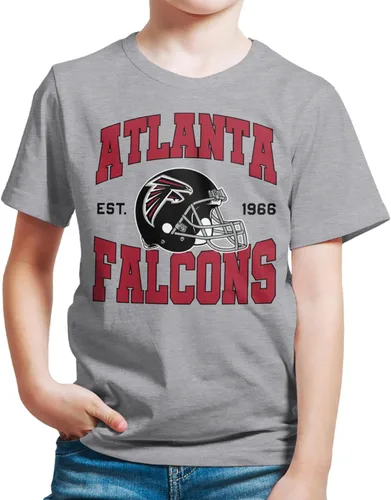 Miniatura 11 de Junk Food Clothing x NFL - Casco de equipo - Camiseta de manga corta para niños y niñas con licencia oficial de la NFL