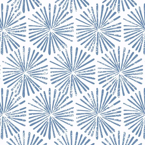 Miniatura 8 de Guvana Papel Tapiz Despegar y Pegar de 17.3''×118'' Papel Tapiz Azul y Blanco Geométrico Moderno Papel de Contacto para Baño Dormitorio Rayado Papel
