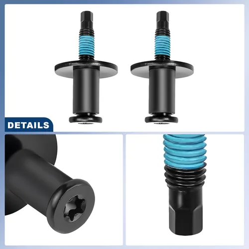 Miniatura 7 de Kit de pernos de bloqueo del pestillo trasero del portón trasero 1L3Z-99404A42-AA compatible con Ford F150 F250 F350 F450 F550 Super Duty Explorer