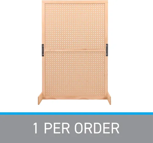 Miniatura 9 de SSWBasics Soporte de exhibición de tablero de clavijas para joyas y accesorios, 32 pulgadas de ancho x 48 pulgadas de alto, organizador de pantalla