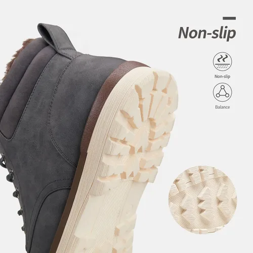 Miniatura 5 de Vostey Botas de senderismo para hombre, impermeables, botas chukka casuales para hombre