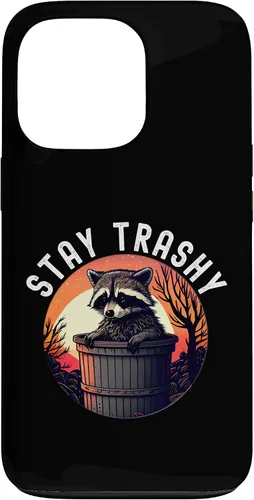 Miniatura 10 de iPhone 16 Stay Trashy Funny Raccoon Case
