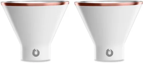 Miniatura 16 de SNOWFOX Juego de 2 vasos de Martini de acero inoxidable con aislamiento al vacío de alta calidad, Martinis Stay Icy Cold, copas de cóctel sin tallo