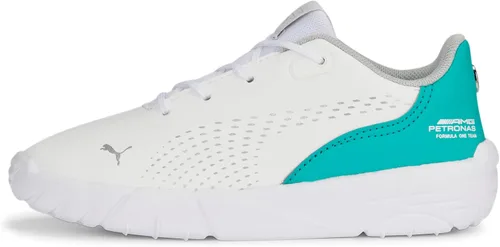 PUMA Mercerdes AMG Petronas Drift Cat Decima - Cierre alternativo (niño pequeño) blancoverde espectroMercedes Team Silver 13 Little Kid M,