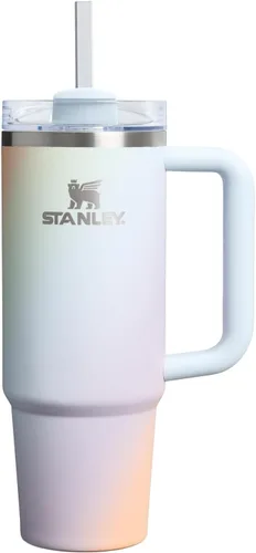 Miniatura 149 de Stanley Quencher H2.0 - Vaso de acero inoxidable con asa, pajilla y tapa FlowState giratoria de 3 posiciones; aislamiento térmico, sin BPA; apto