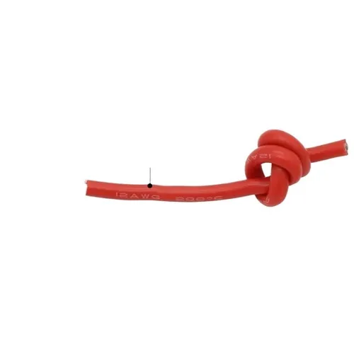 Miniatura 2 de Cable eléctrico de silicona ultrasuave resistente al calor, cable de cobre flexible de alta temperatura, 30, 28, 26, 24, 22, 20, 18, 16, 15, 14
