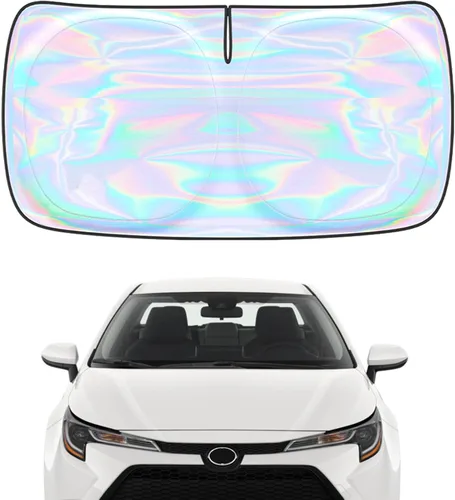 Miniatura 18 de Parasol para parabrisas Rivian R1S R1T 2022-2026 – Parasol compatible con Rivian R1S R1T plegable para ventana delantera, protector de visera solar