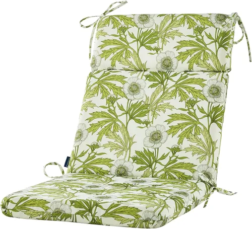 Miniatura 9 de BLISSWALK Cojín para silla de exterior, parte inferior y trasera, cojín de una pieza para silla Adirondack de respaldo alto, cojines de patio