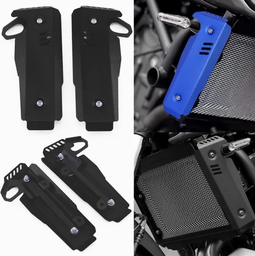 Miniatura 2 de Para MT-07 MT07 FZ 07 2018-2022 Cubierta lateral de la parrilla del radiador de la motocicleta Protector Protector Radiador Refrigerante de agua