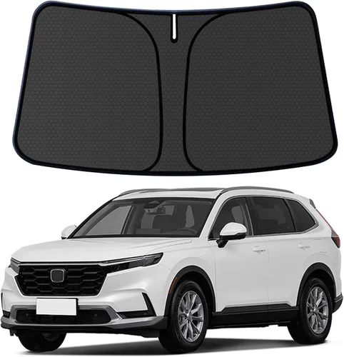 Miniatura 66 de Civic - Parasol para parabrisas Honda Civic 2022-2024 2025 (no para Honda 2022 Sport), visera frontal gruesa plegable 1:1, mantiene tu automóvil más