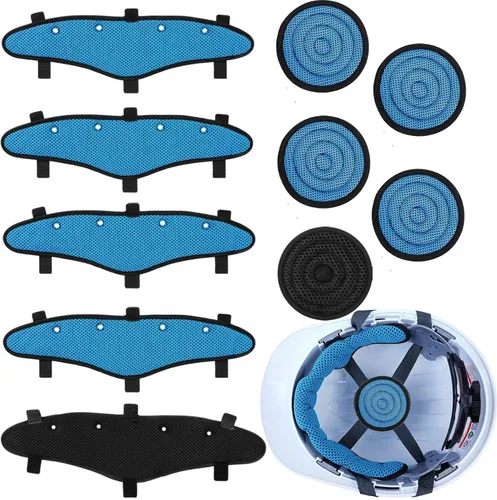 Miniatura 9 de Hard Hat Sweat Bands Washable Reusable Sweatband Liners Air Cushion Hard Hat Accessories
