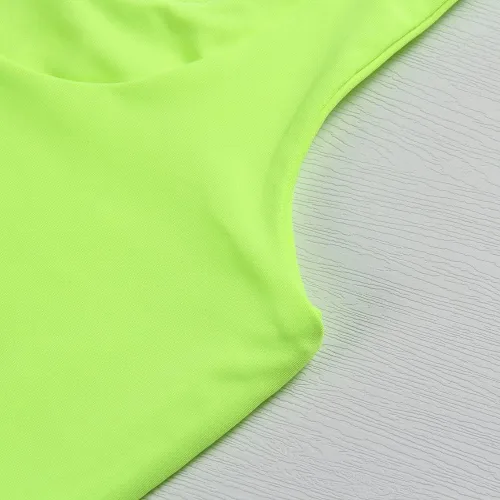 Miniatura 7 de Artfish - Camiseta corta casual y básica con tirantes delgados y cuello cuadrado, sin mangas, de doble capa, ombliguera para entrenamiento