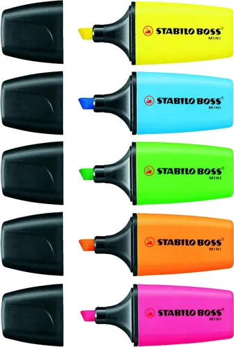 Miniatura 3 de STABILO - BOSS MINI - Resaltador - Pack de 5 - Colores surtidos