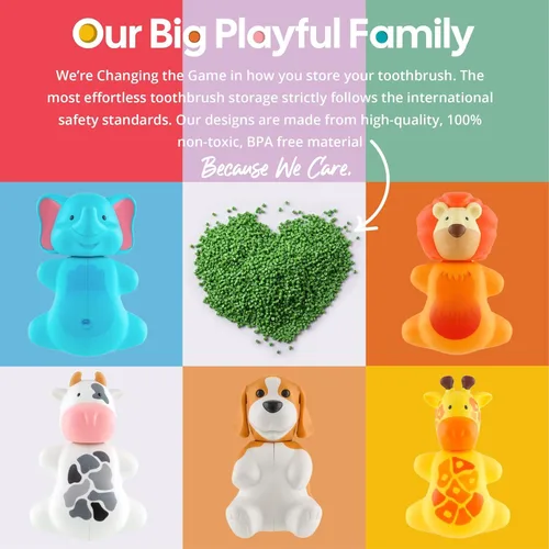 Miniatura 6 de Soporte de cepillos de dientes Flipper Animal World, Panda