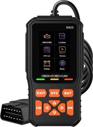 Miniatura 7 de Escáner Universal OBD II Clásico Mejorado, Lector de Código de Fallas de Motor Automotor, Instrumento de Diagnóstico CAN, Lee y Borra Códigos