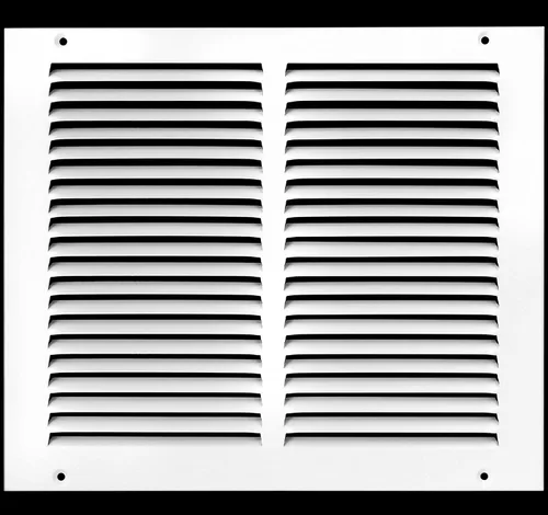 Miniatura 35 de HVAC Premium 30' x 10' [Abertura de conducto] Rejilla de aire de retorno de acero estampado plano - Pared lateral y techo - Cubierta de conducto