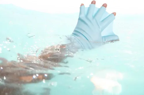 Miniatura 15 de Baluue 2 guantes de natación, guantes de natación acuática, para entrenamiento en agua, palmeados a mano, para hombres, mujeres, adultos