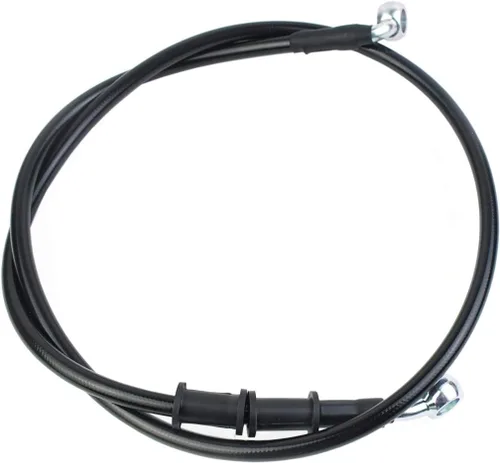 Miniatura 3 de 400-2400mm AN3 1/8pulgada 28 90 Grados M10 Manguera de Freno Hidráulico para Motocicleta de Acero Inoxidable Trenzada para ATV Moto Motocross Pit