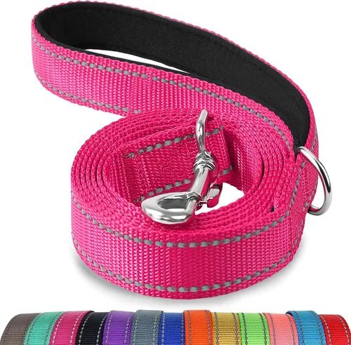 Miniatura 32 de Joytale - Correa resistente para perros grandes que tiran, doble asa para control de tráfico, correas reflectantes de doble cara para perros grandes