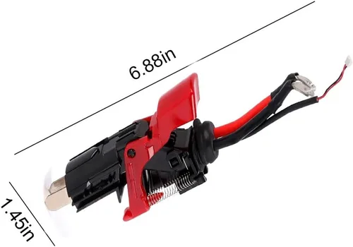 Miniatura 6 de Conjunto de botón de interruptor y gatillo piezas de repuesto compatibles con piezas de repuesto de botón de encendido de aspiradora V10 SV12