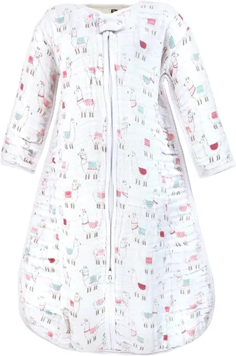 Miniatura 14 de Hudson Baby Saco de dormir unisex de muselina de manga larga para bebé, manta portátil, saco de dormir color fantasía (Modern Safari)