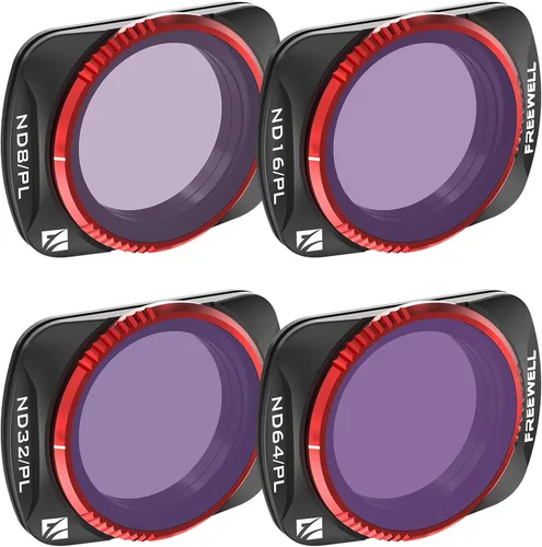 Miniatura 4 de Freewell Paquete de 8 filtros QuickSwap ND/PL, ND, CPL compatibles con Pocket 4/3/Xtra Muse: mejora tus tomas con una fácil instalación magnética