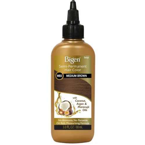 Miniatura 15 de Bigen Color de cabello semipermanente #A4 Amber, 3 onzas