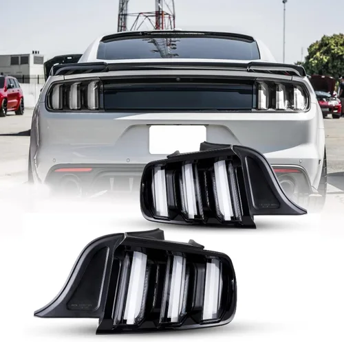 Miniatura 8 de WOLFSORM - Luz trasera LED para Ford Mustang 2015-2023 con diseño dinámico de giro giratorio, montaje de repuesto de luz trasera LED WOLFSORM Ford