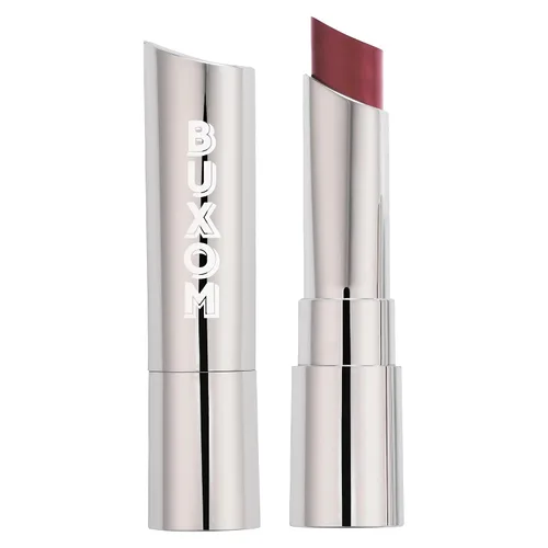 Miniatura 14 de Buxom Lápiz labial satinado completo, formulado con ácido hialurónico y cera de girasol, lápiz labial cremoso hidratante, acabado satinado, ligero
