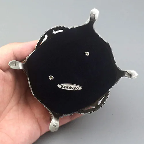 Miniatura 3 de ROSIKING Caja de música de aleación de metal en relieve y caja de música con movimiento dorada para Navidad/Cumpleaños/Día de San Valentín