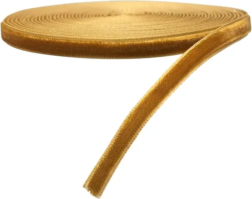 Miniatura 34 de Chenkou Craft 5 yardas de cinta de terciopelo para decoración navideña y embalaje artesanal