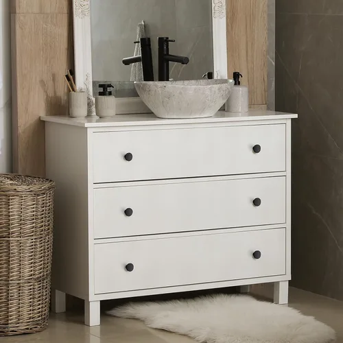 Miniatura 6 de Ravinte 1 paquete de pomos para gabinete negros, pomos redondos para cocina, tiradores para cajones de vestidor, tiradores para puertas de armario
