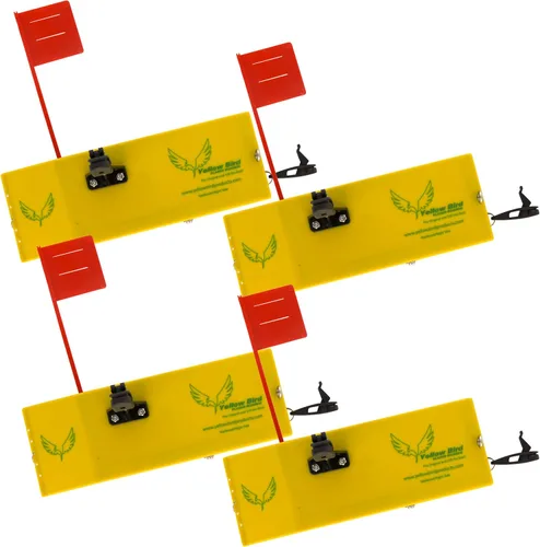 Miniatura 8 de Tablas cepilladoras para pesca (paquete de 4) - 4 opciones de tamaño - incluye kit de bandera de Tattle