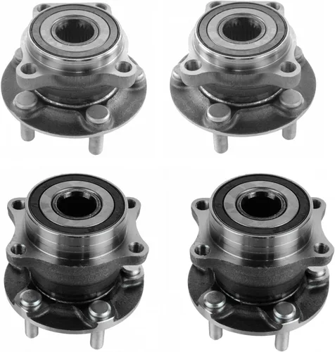 Miniatura 151 de TRQ Juego de 2 rodamientos de rueda delantera y conjunto de cubo 4WD compatible con Ford Ranger Mazda B4000 1998-2000