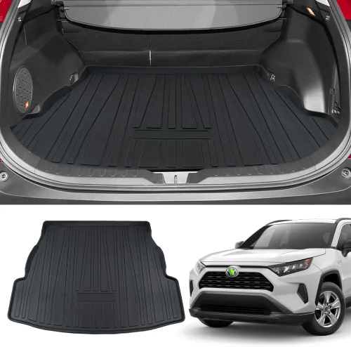 Powerty Forro para maletero de carga para Toyota RAV4 2019-2024, 2025, protector de carga para todo tipo de clima, tapete de carga para camión