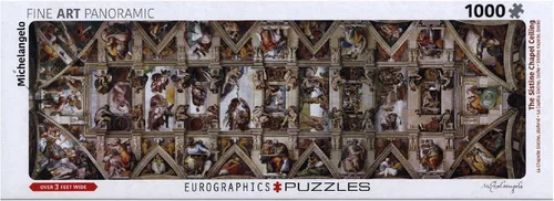 Miniatura 3 de The Sixtine Chapel Ceiling by Michelangelo - Rompecabezas de 1000 piezas